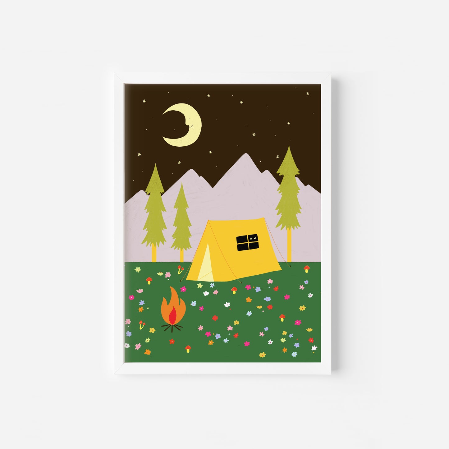 Cosy Camping Art Print image 1