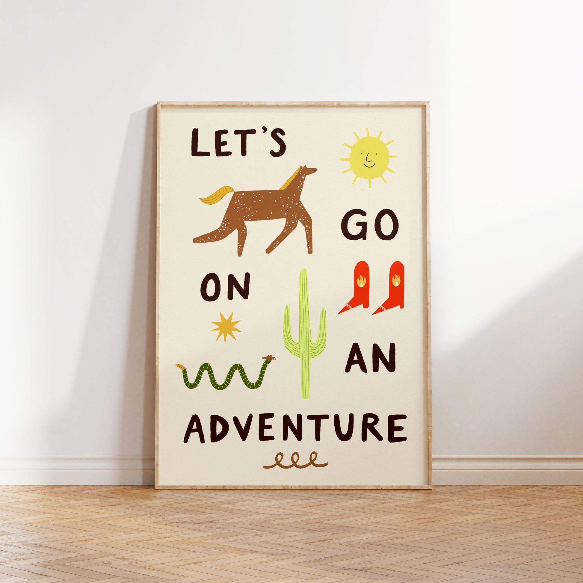 Let's Go On An Adventure Art Print image 1