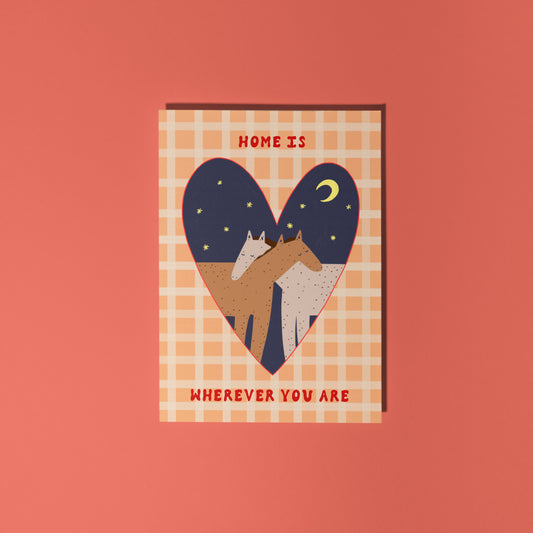 Home Is Wherever You Are Love Card image 0