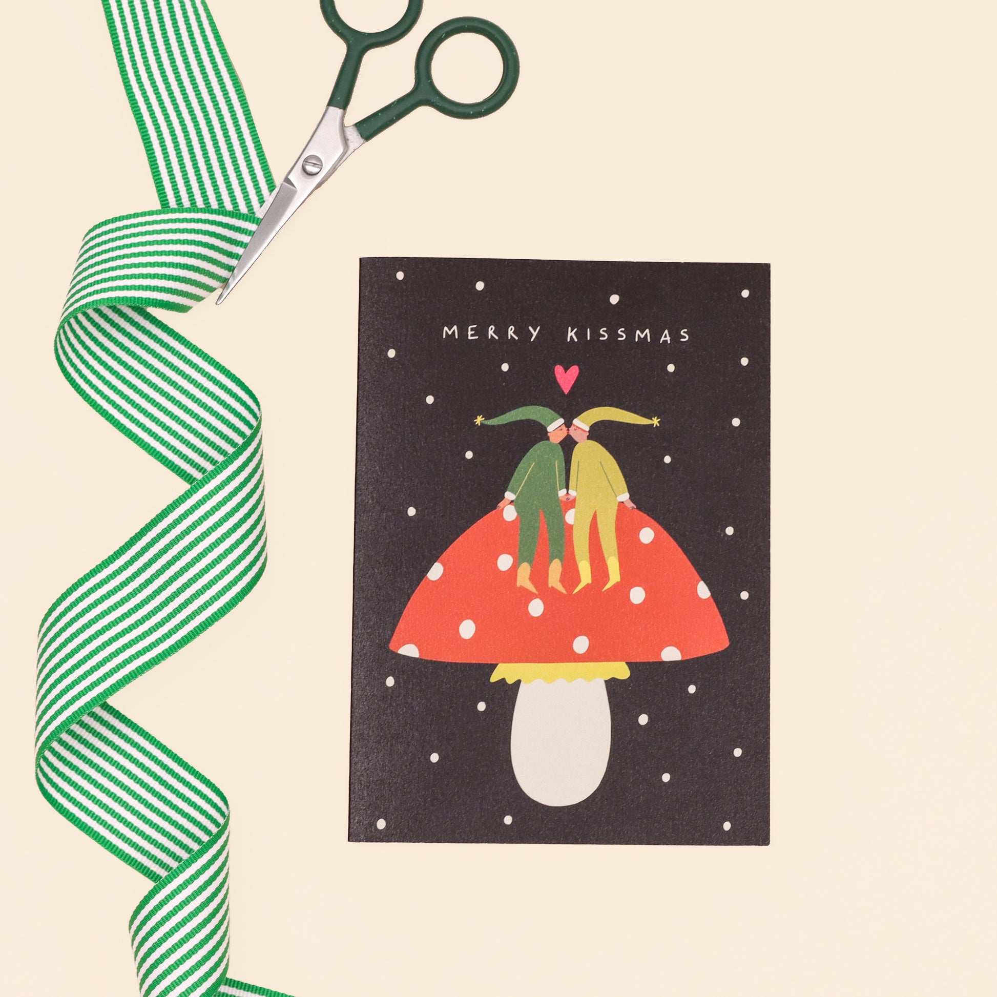 Merry Kissmas Christmas Card image 0