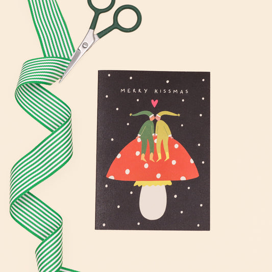 Merry Kissmas Christmas Card image 0