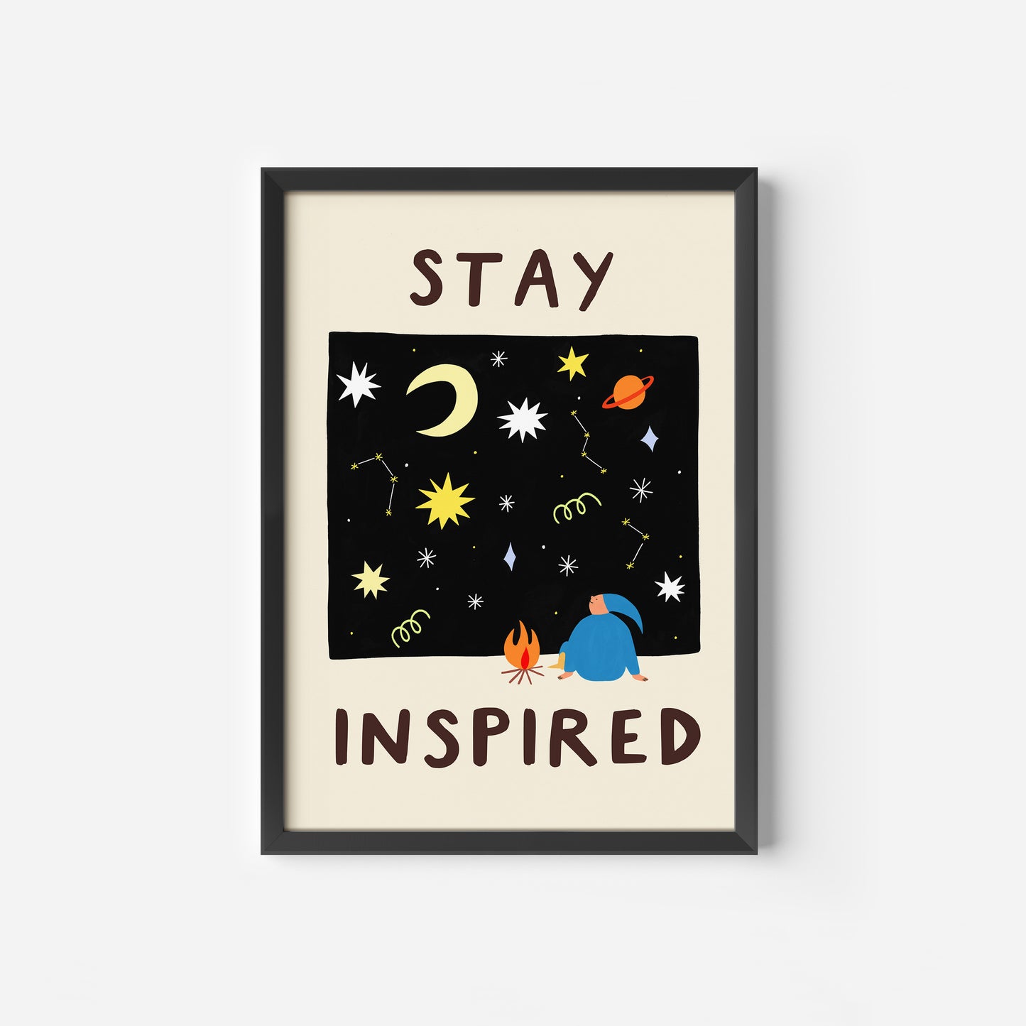Stay Inspired Art Print image 5