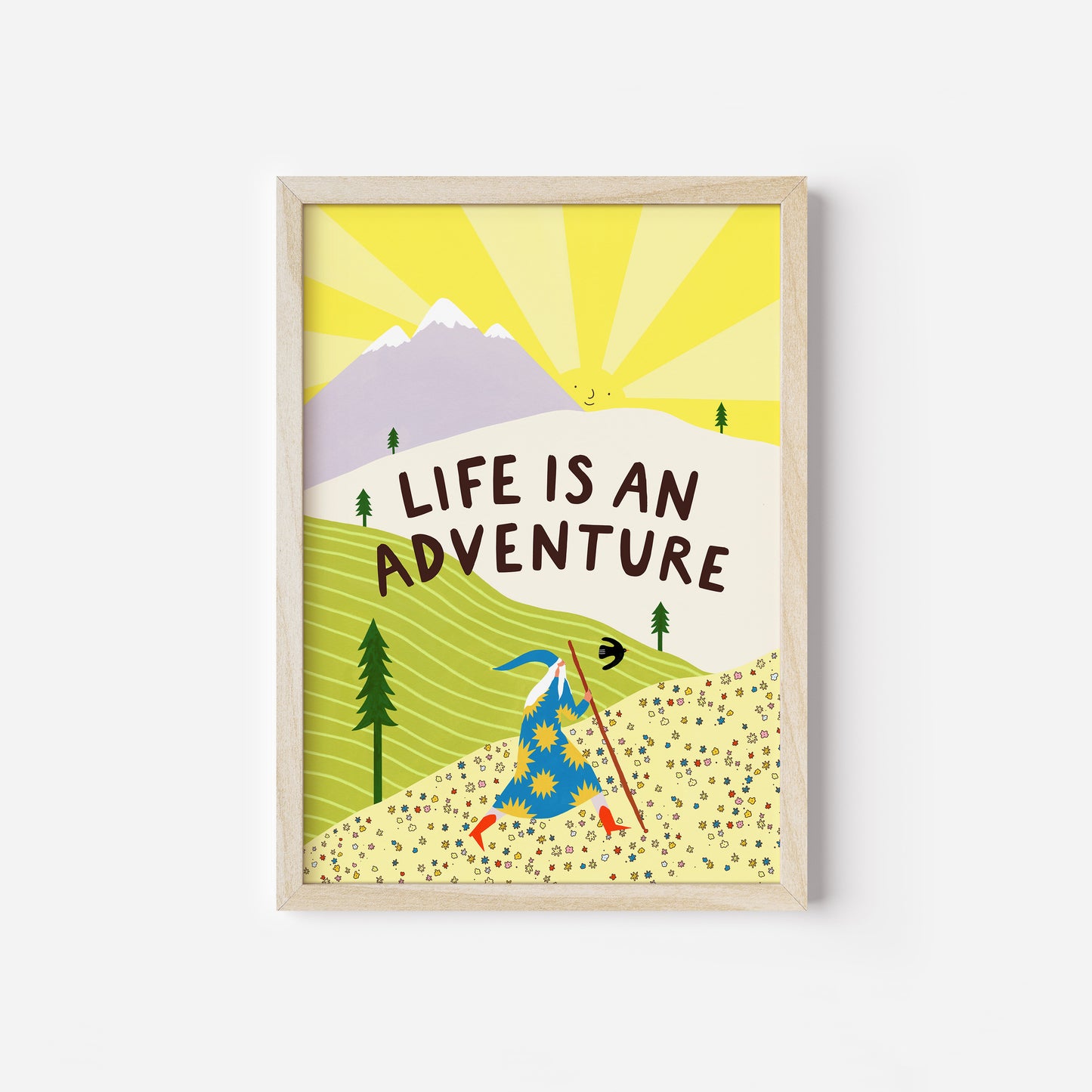 Life Is An Adventure Art Print image 2