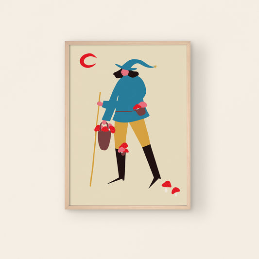 Adventurer Art Print A5