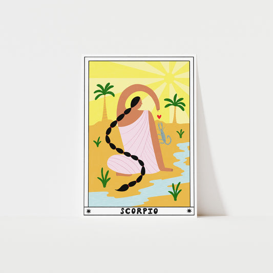 Tarot Scorpio Art Print image 0