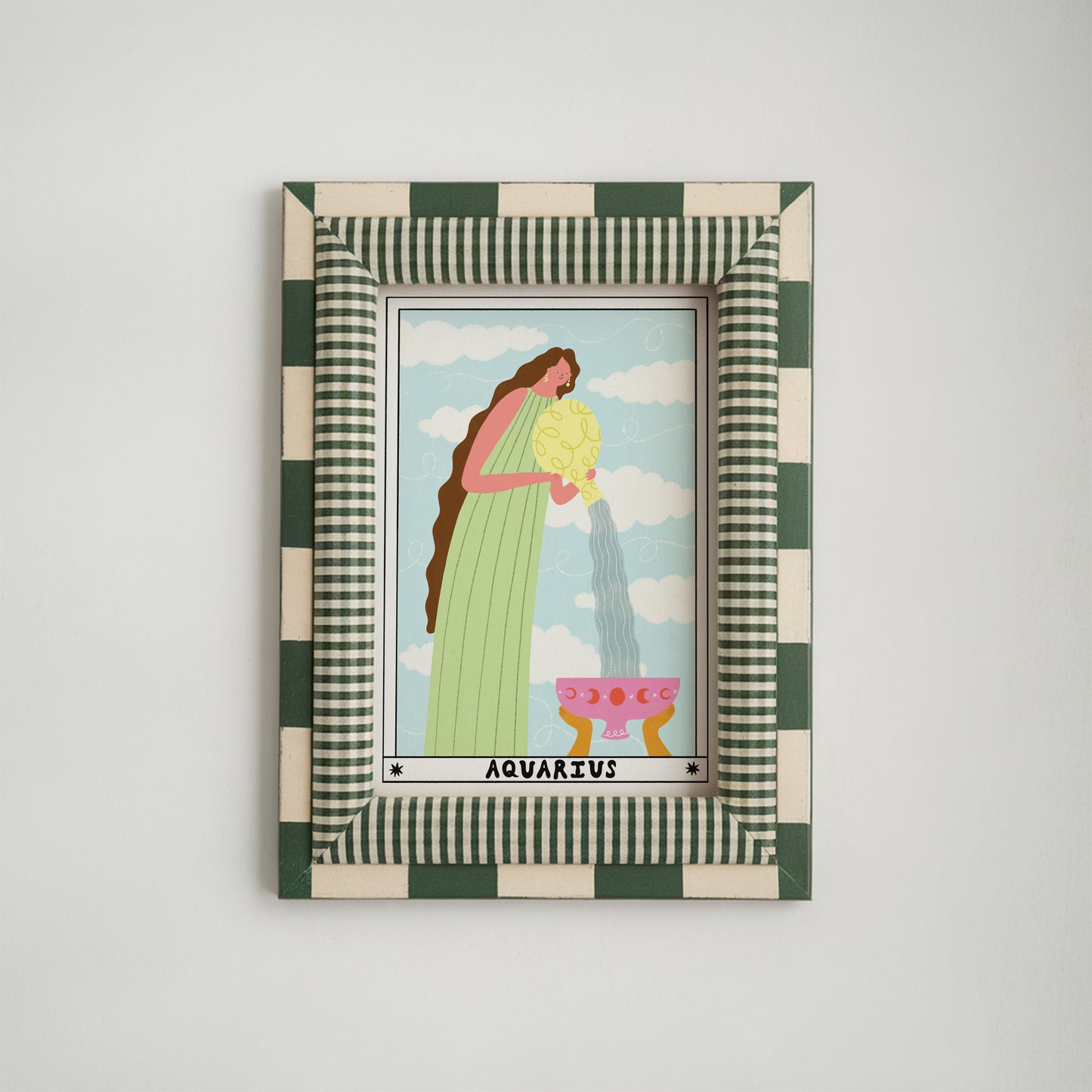 Tarot Aquarius Art Print