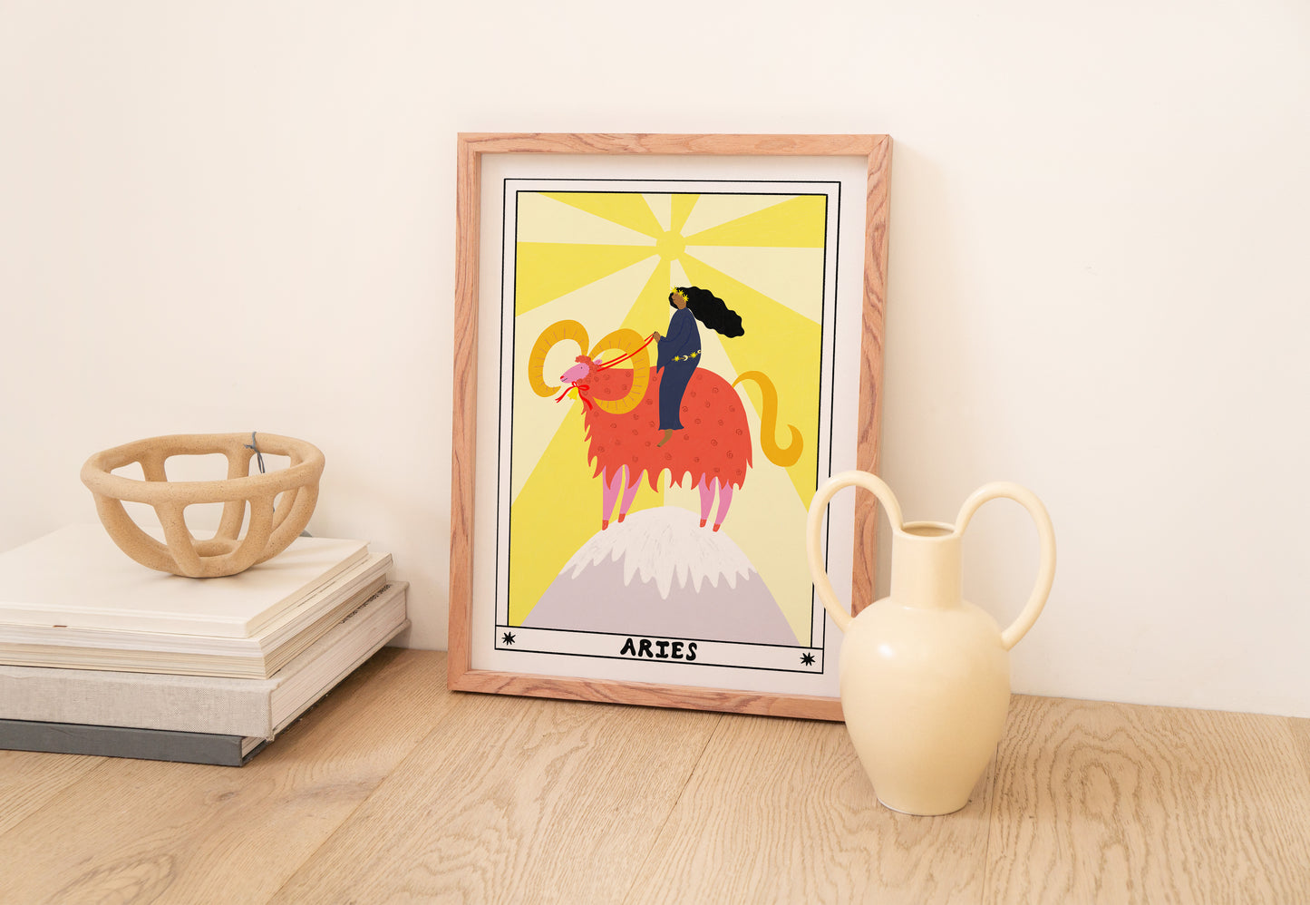Tarot Aries Art Print