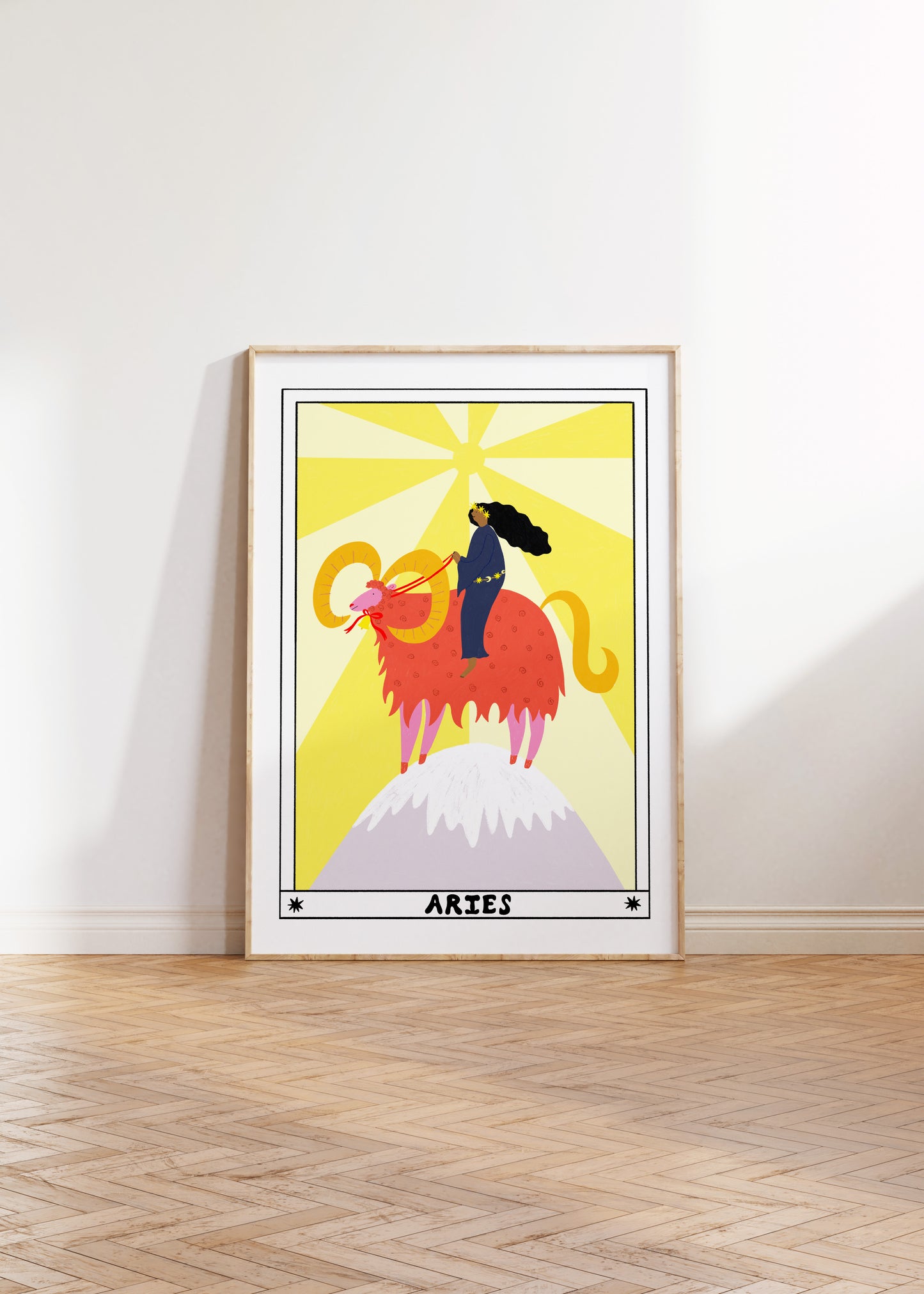 Tarot Aries Art Print