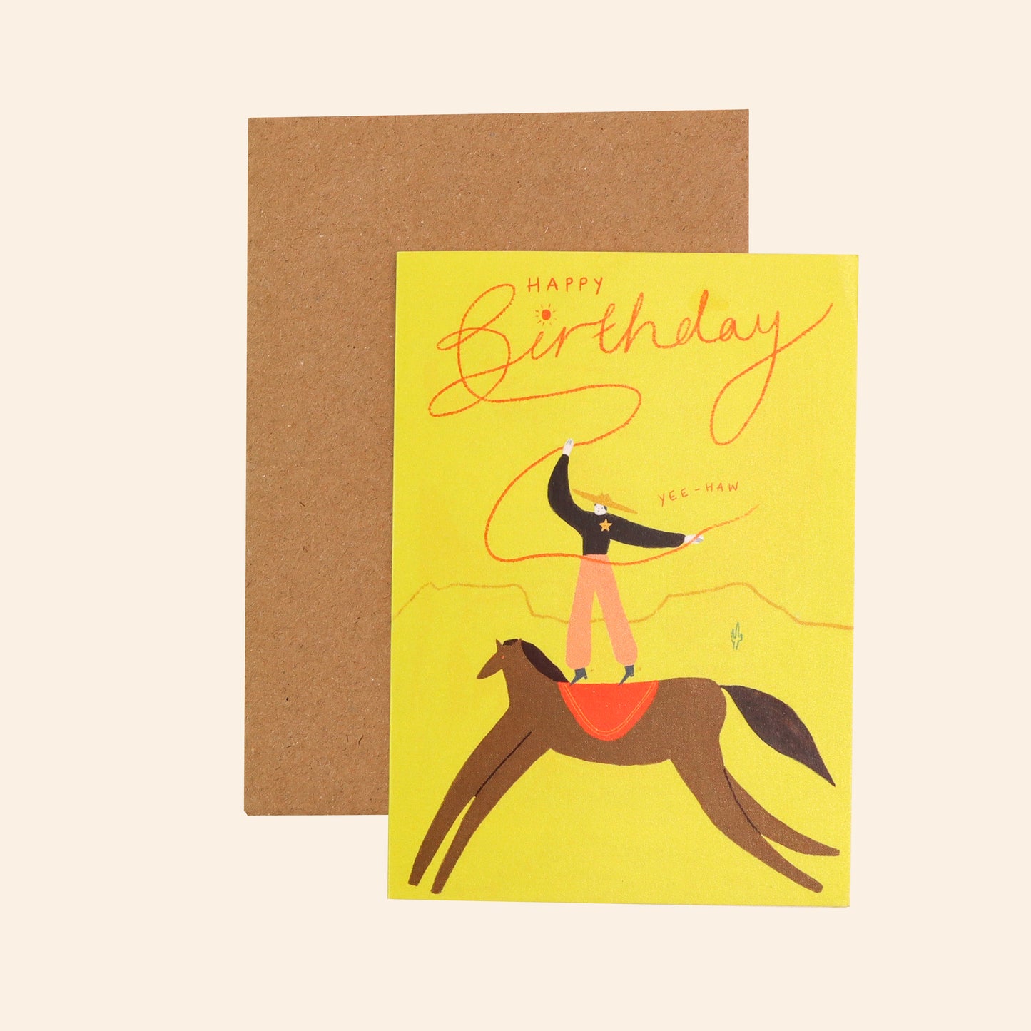 Yee-Haw Cowboy Birthday Card image 1