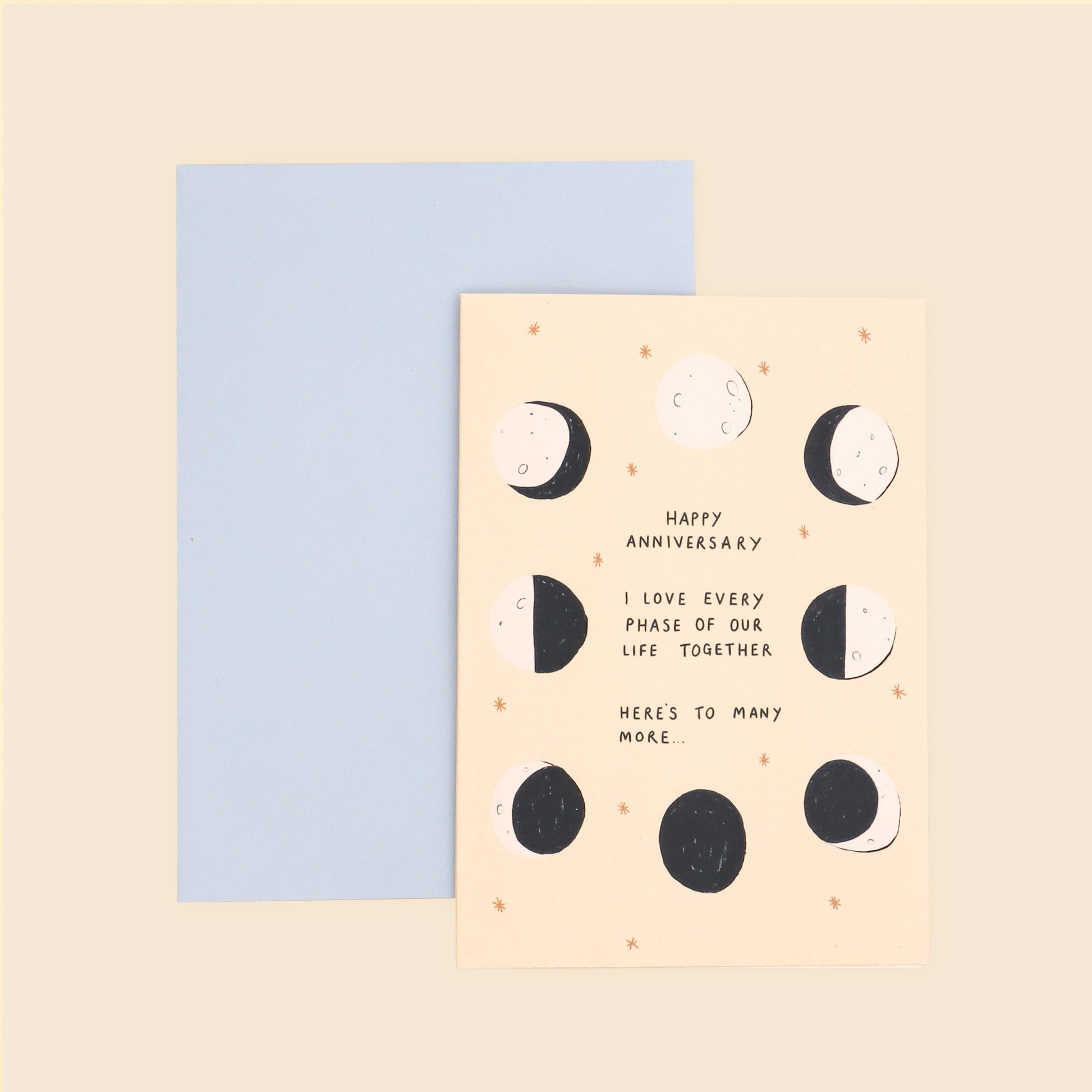 Moon Phase Anniversary Card image 0