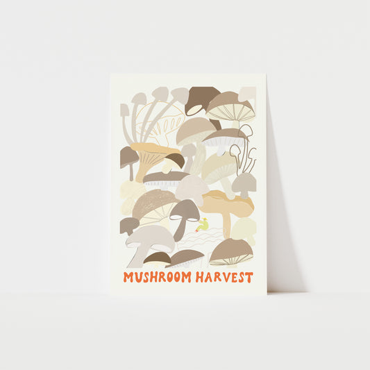 Mushroom Harvest Art Print image 0