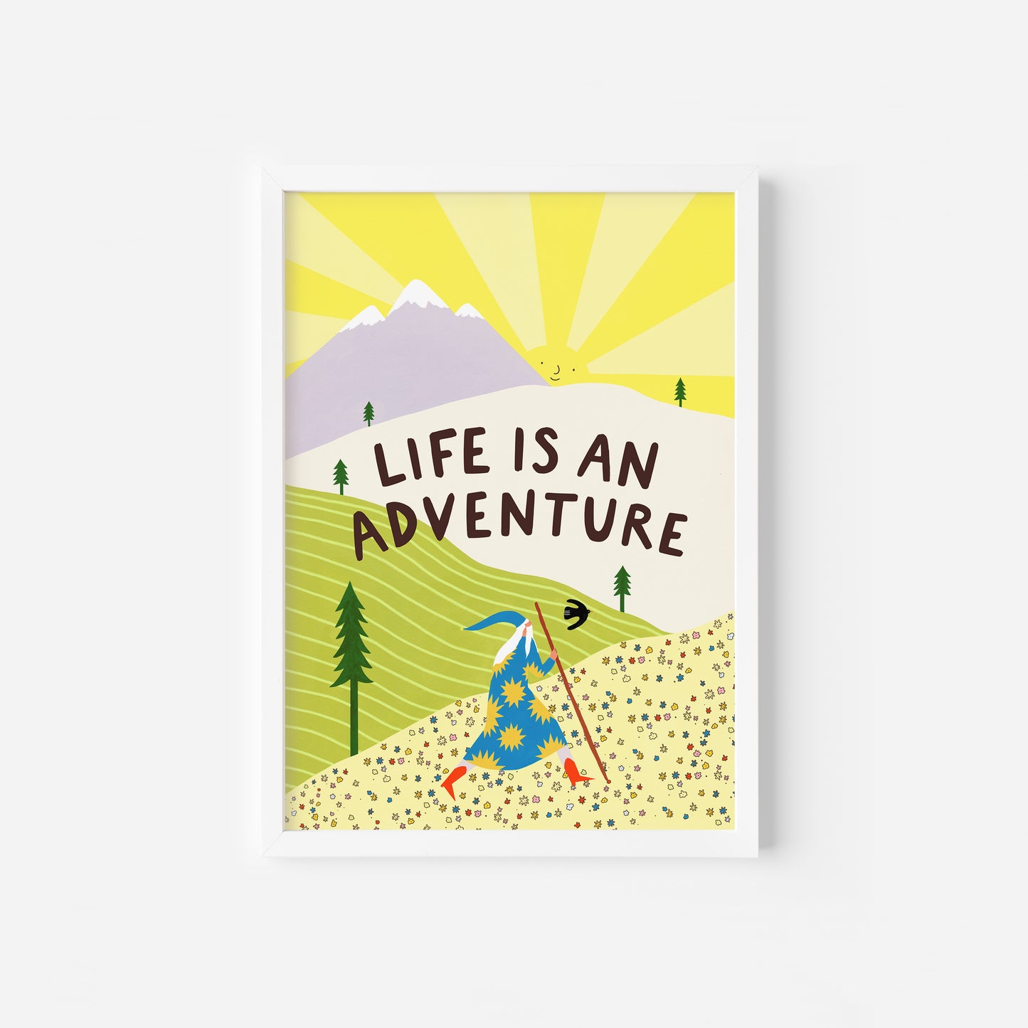 Life Is An Adventure Art Print image 3
