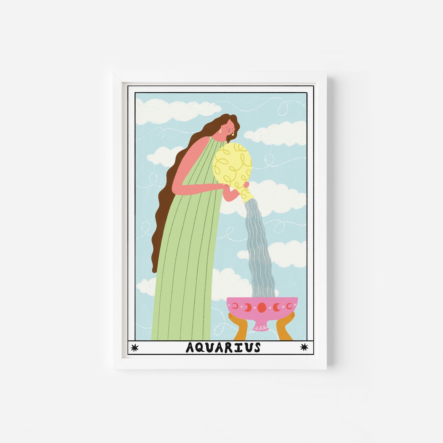 Tarot Aquarius Art Print image 1