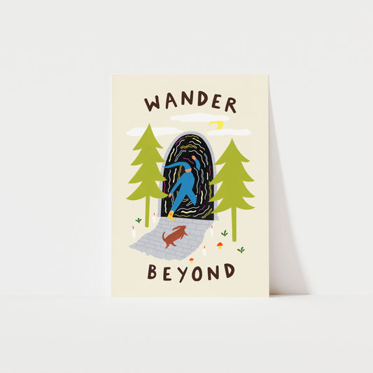 Wander Beyond Art Print image 0
