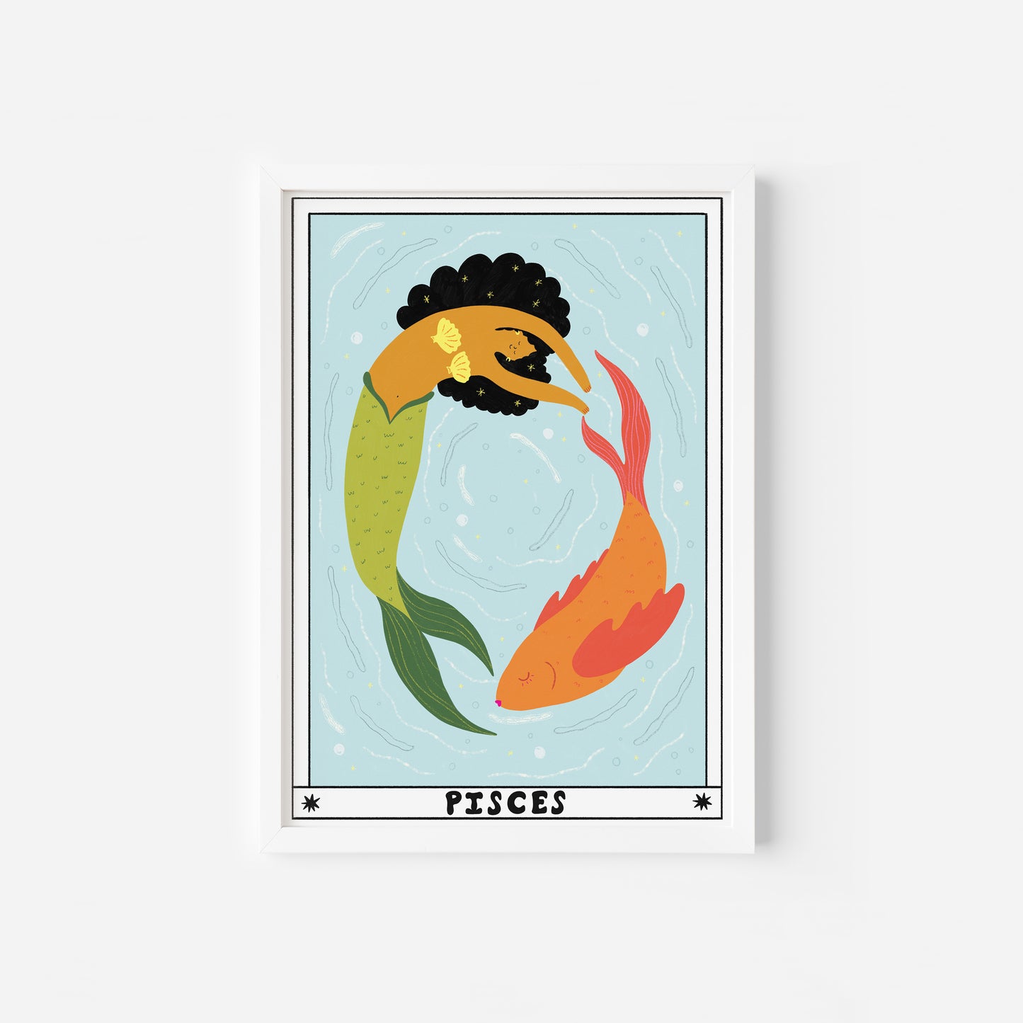 Tarot Pisces Art Print image 1