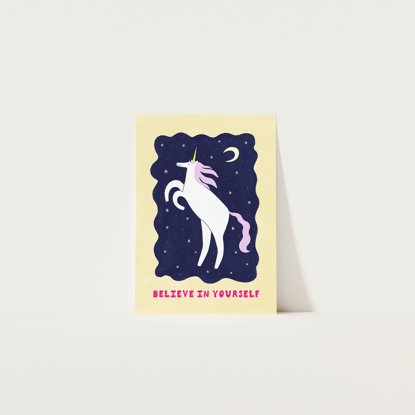 Unicorn Believe In Yourself Art Print