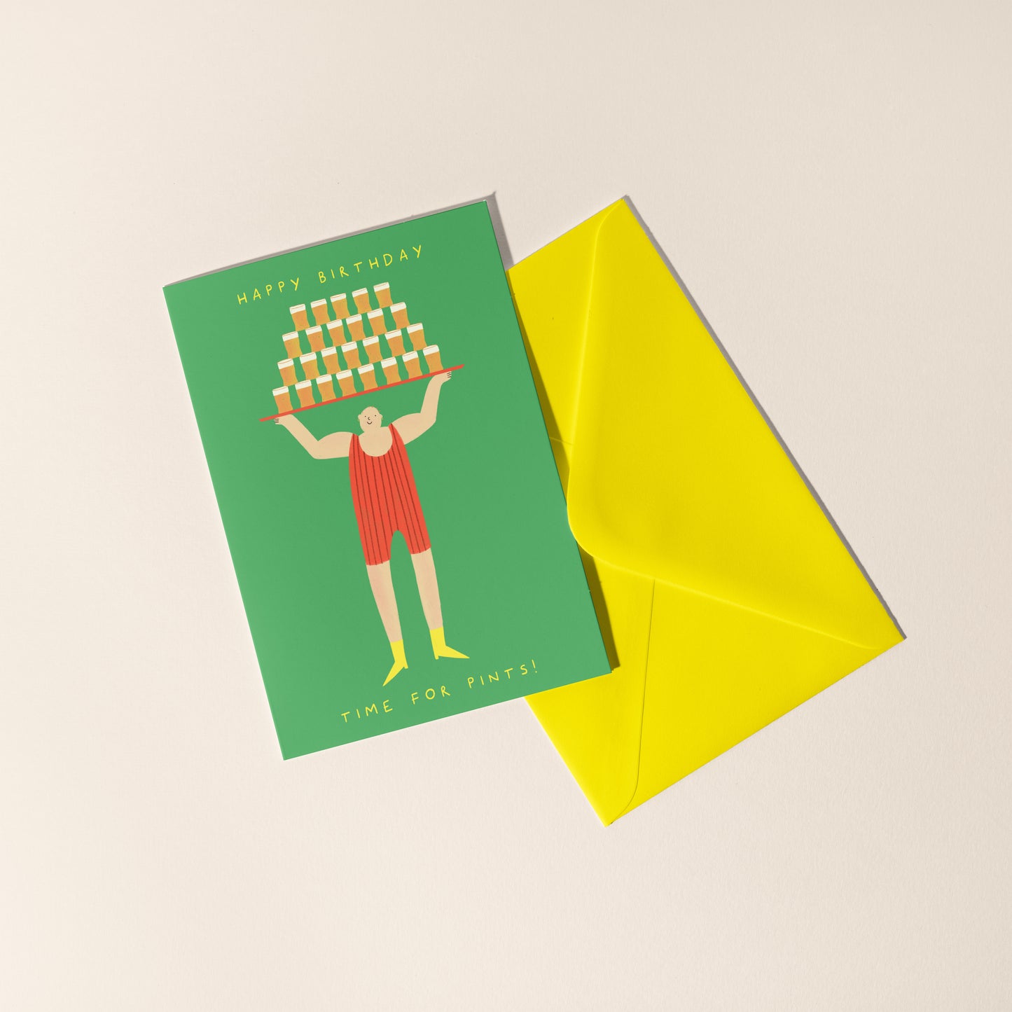Pint Time Birthday Card image 1