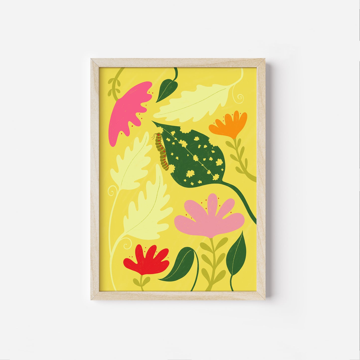 Chunky Caterpillar Art Print image 2
