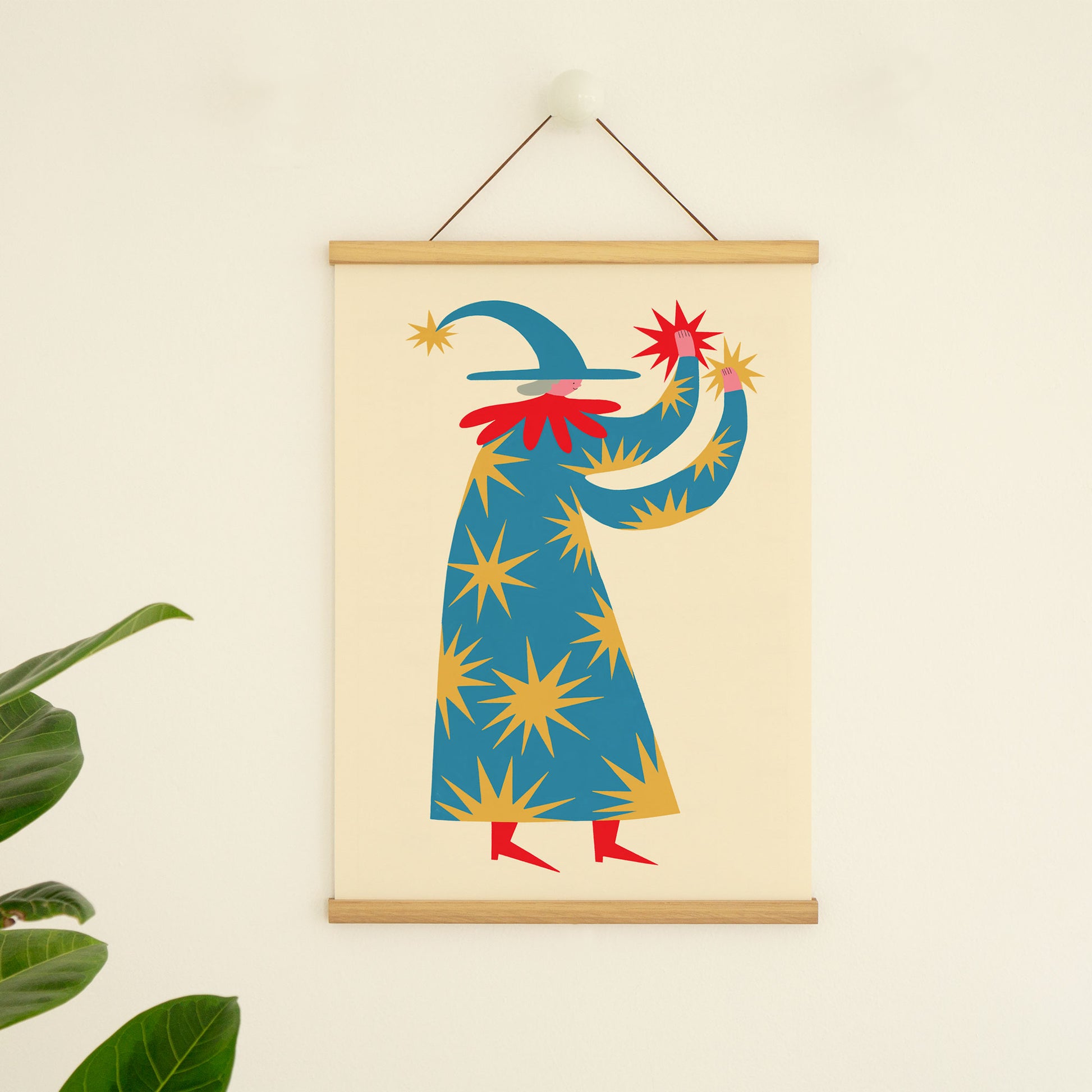 Magical Wizard Character Art Print image 2