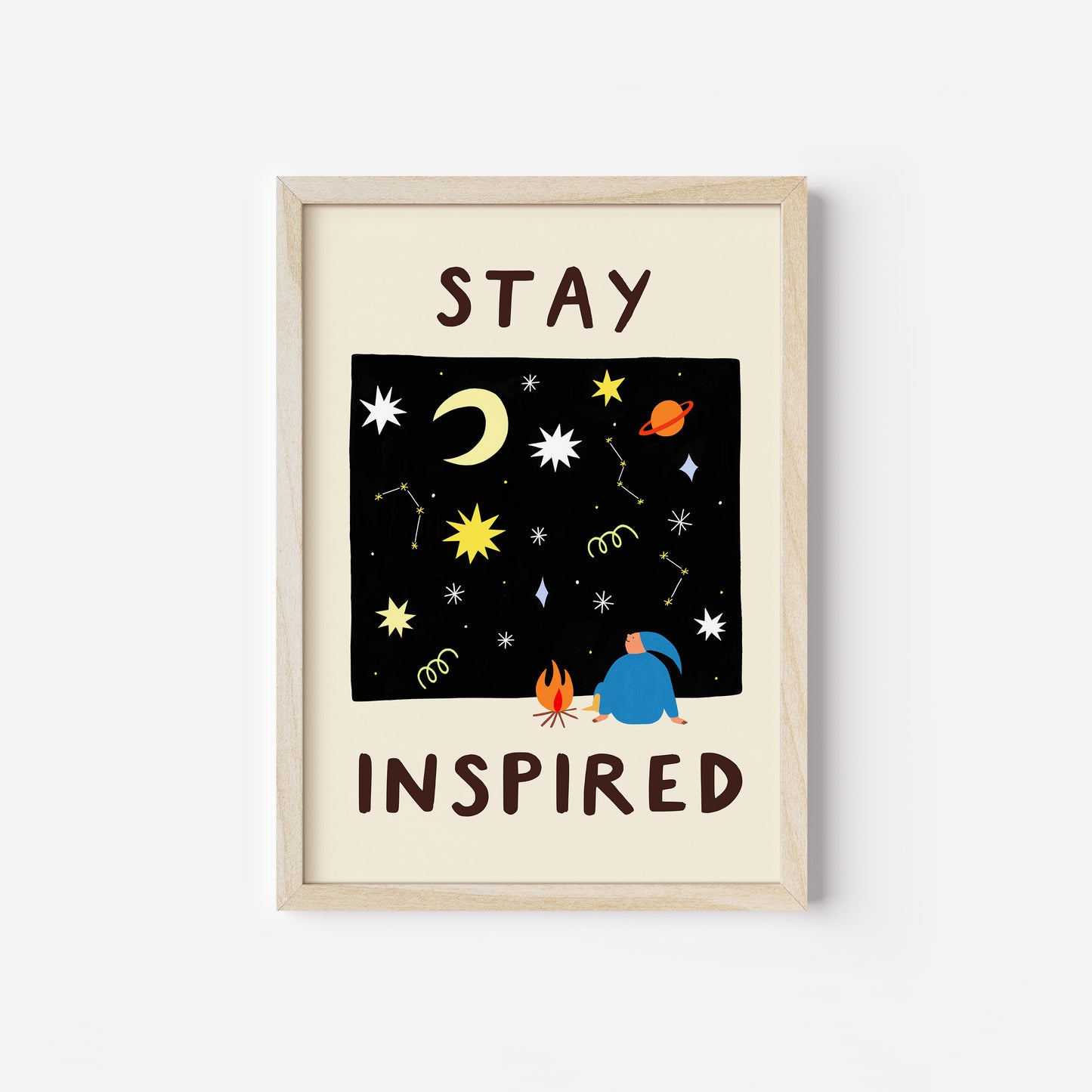 Stay Inspired Art Print image 4