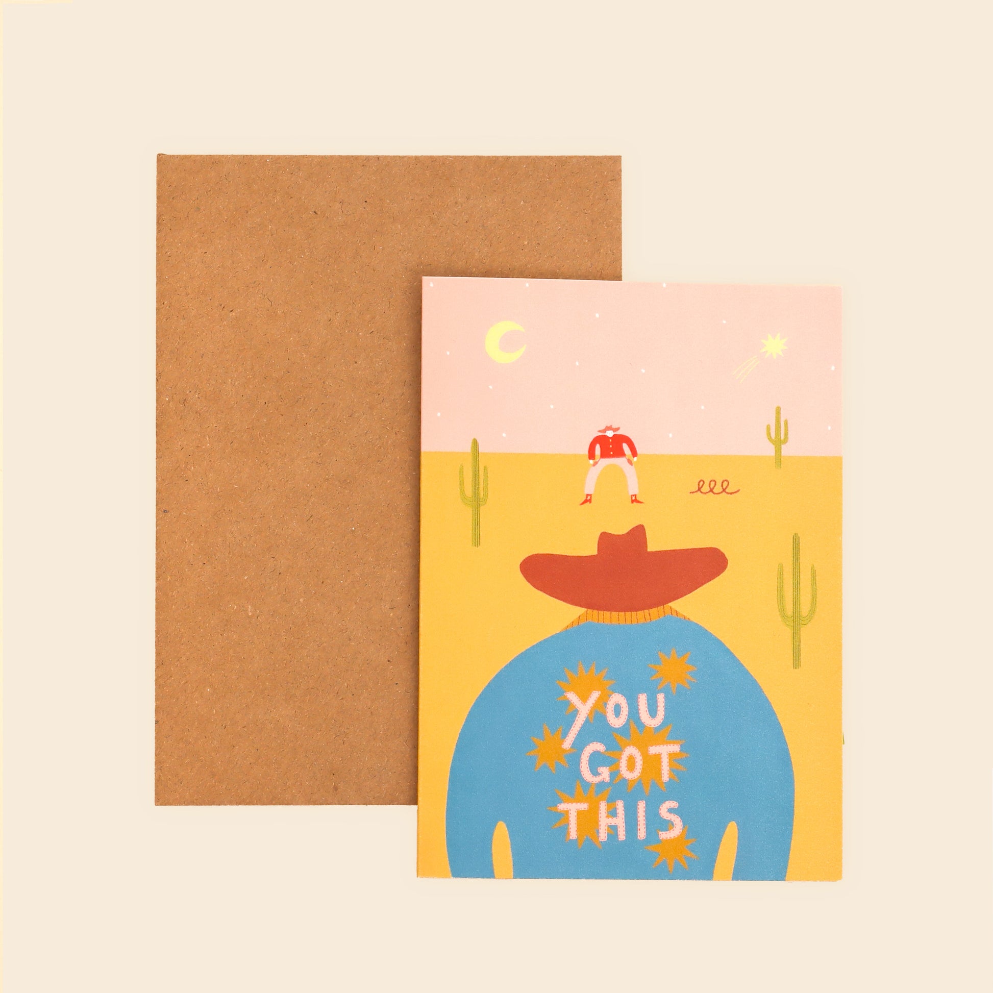 Fast Draw Cowboy You Got This Card image 1