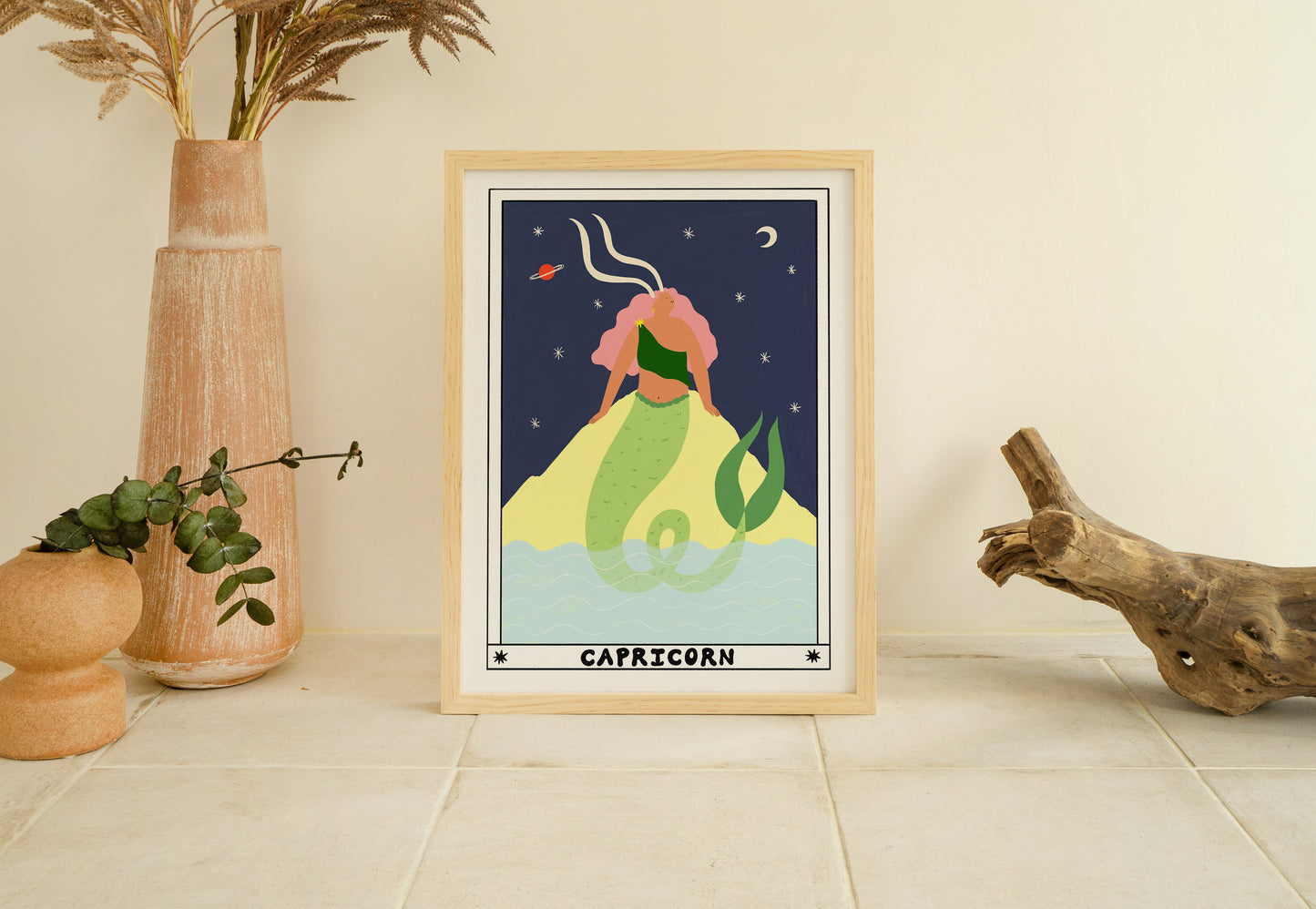 Tarot Capricorn Art Print