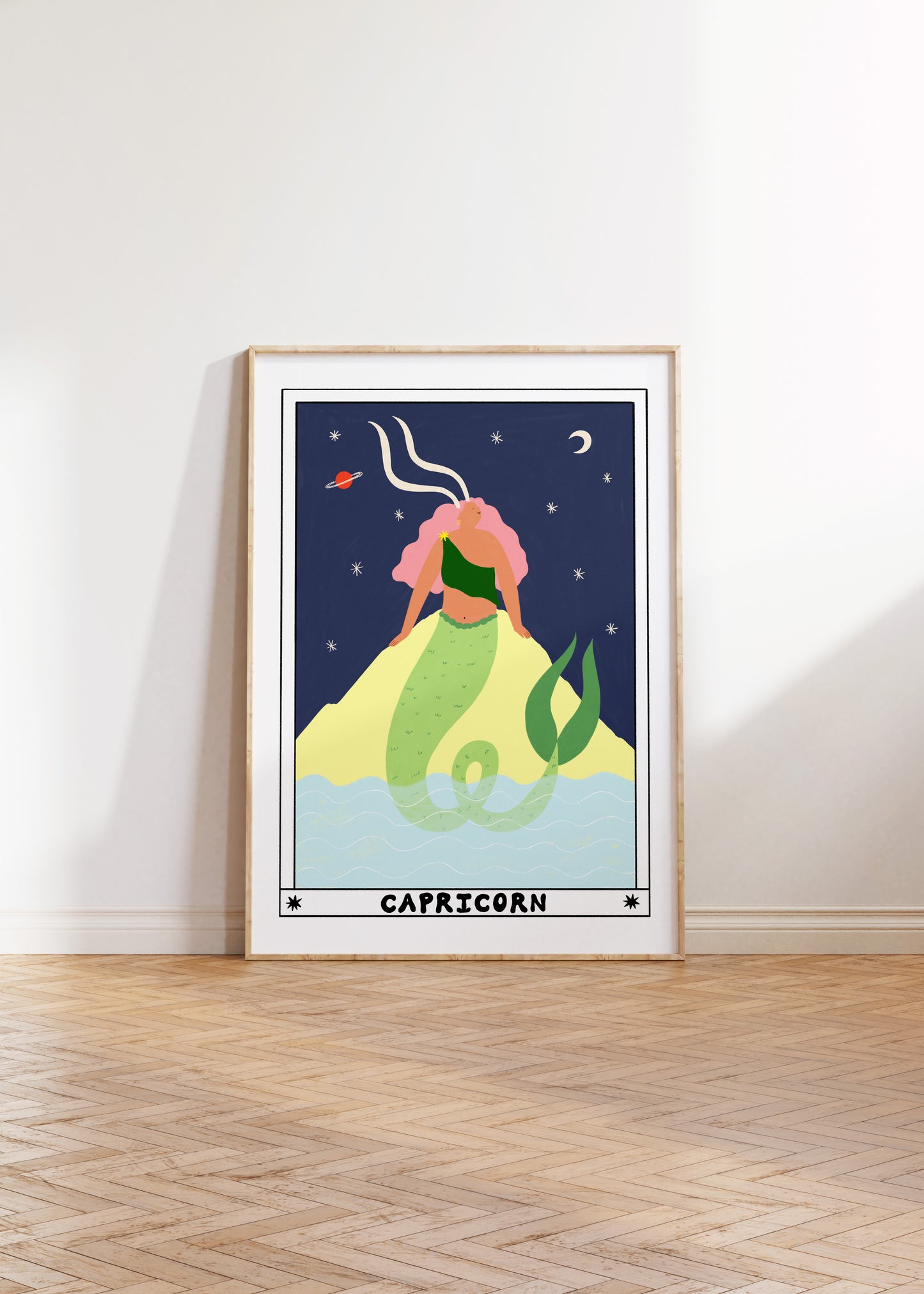Tarot Capricorn Art Print