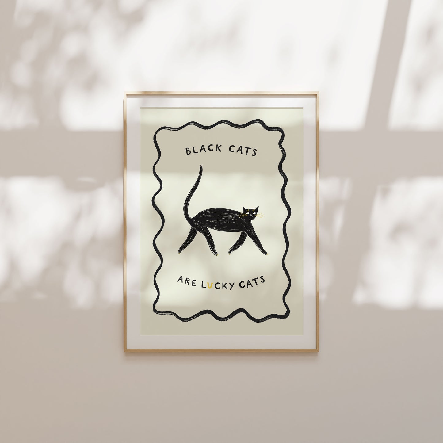 Black Cats Are Lucky Cats Art Print image 4