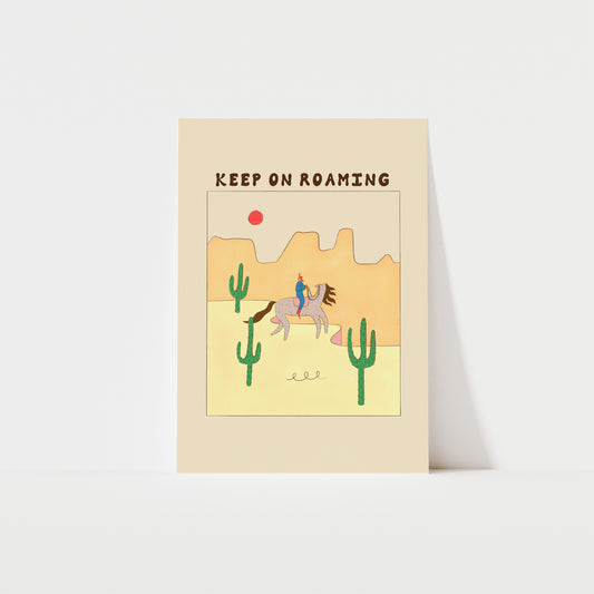 Keep On Roaming Art Print image 1