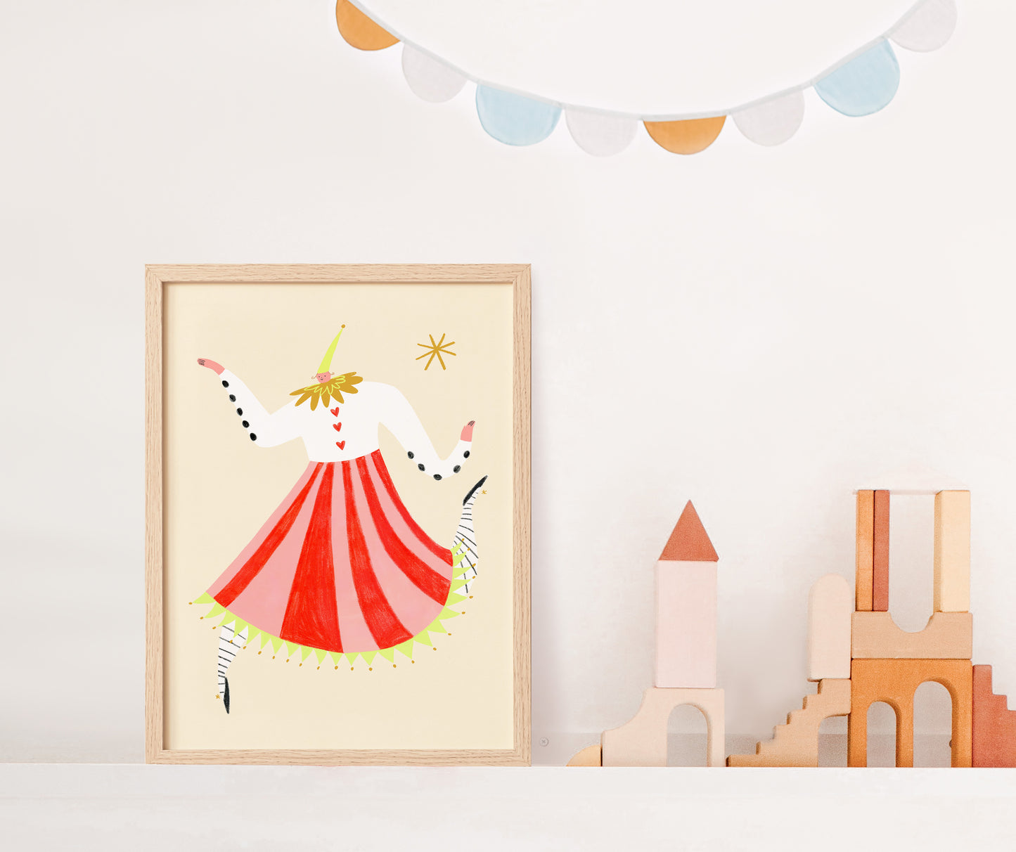 Circus Lady Art Print