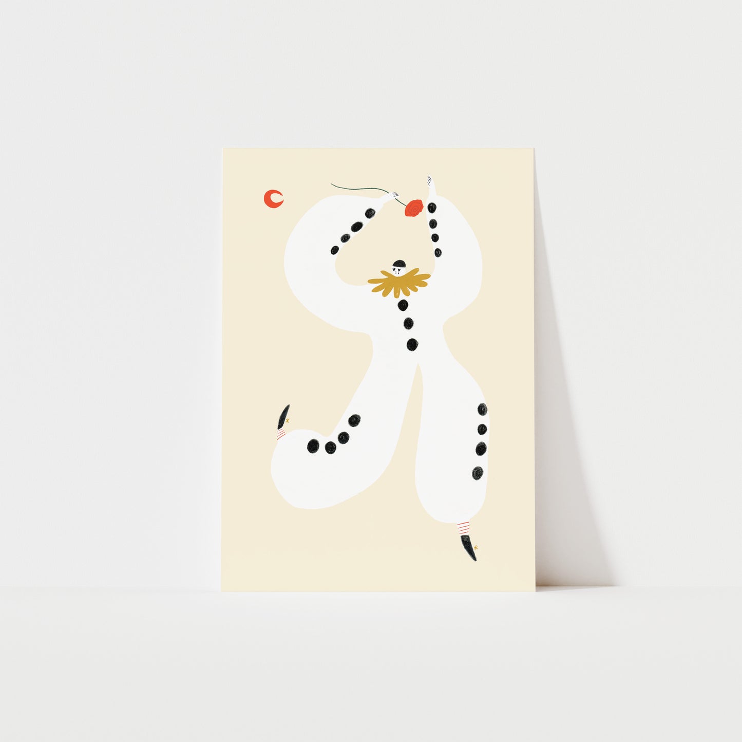 Pierrot Clown Art Print image 0