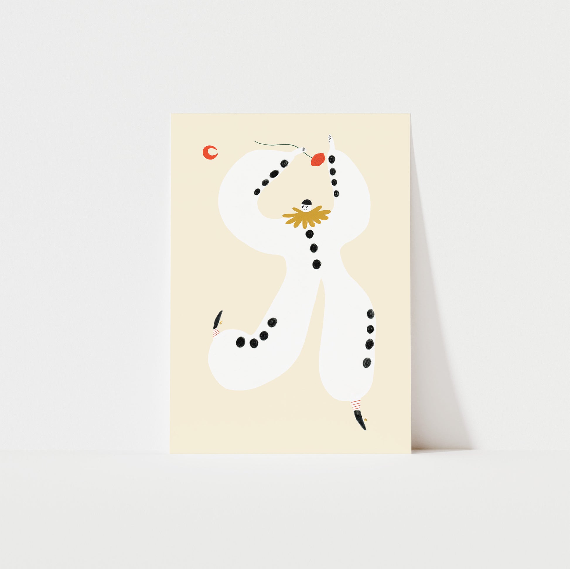 Pierrot Clown Art Print image 0