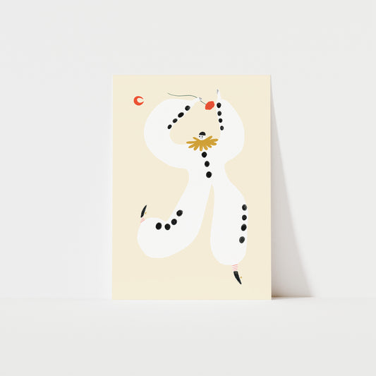 Pierrot Clown Art Print image 0
