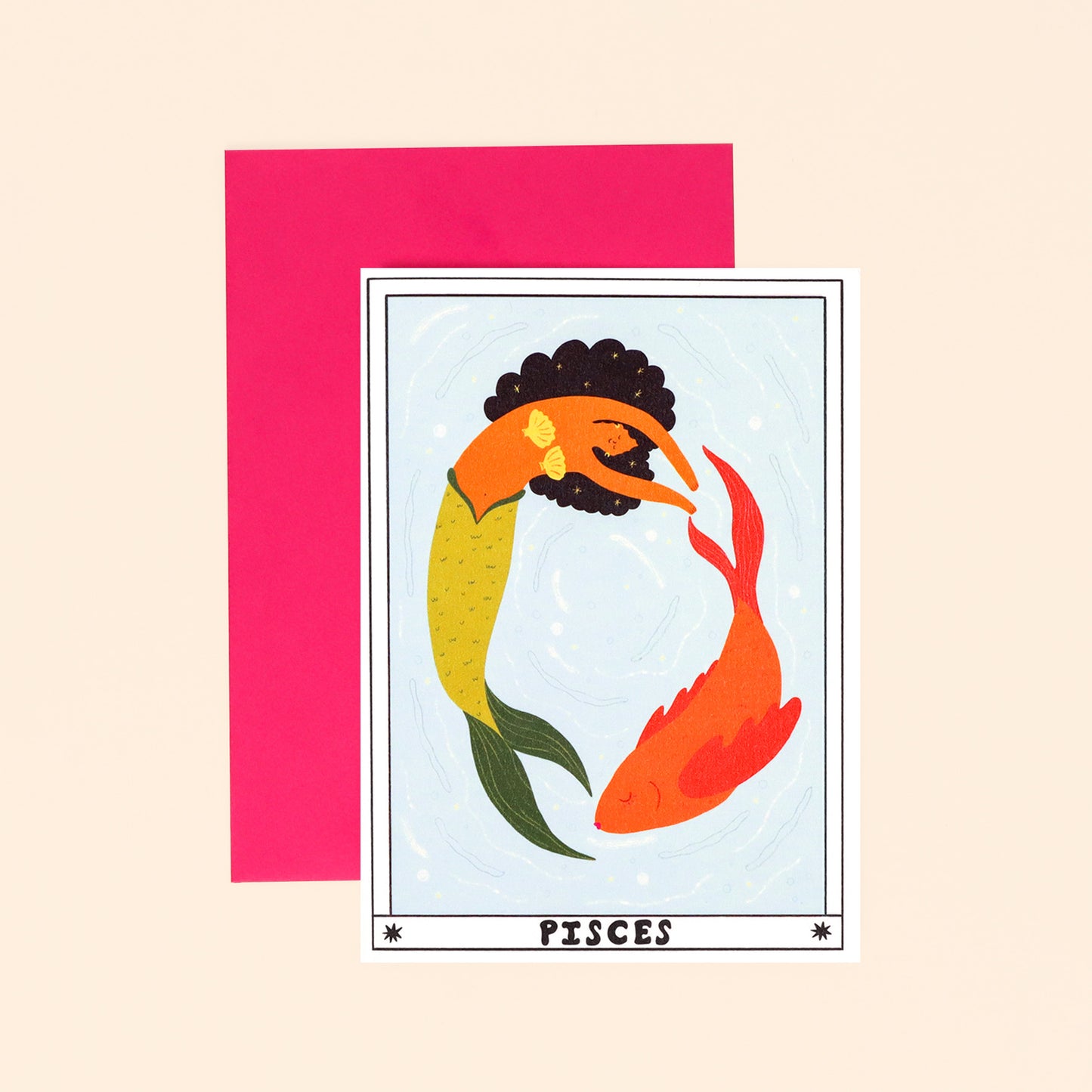 Tarot Pisces Birthday Card image 0