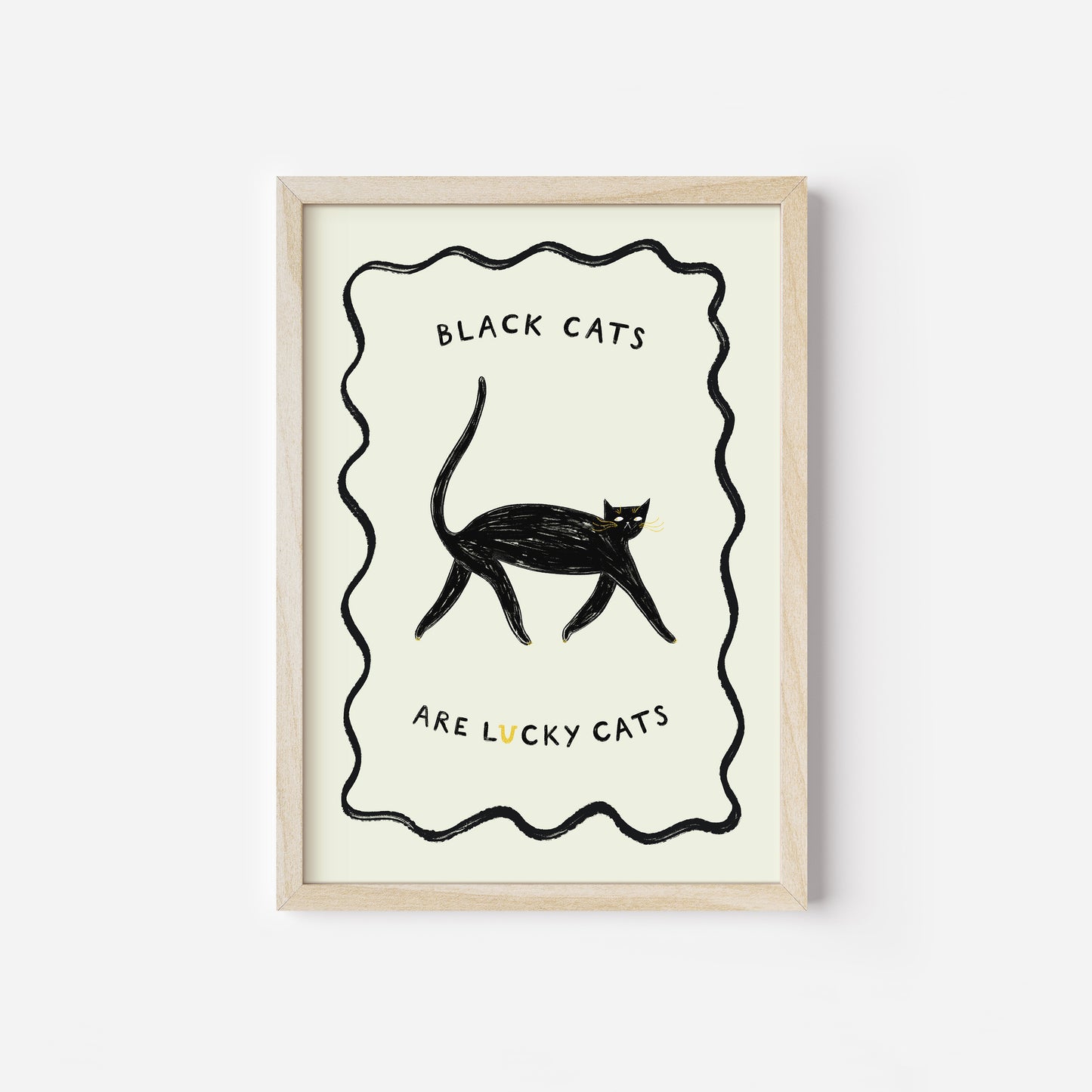 Black Cats Are Lucky Cats Art Print image 9