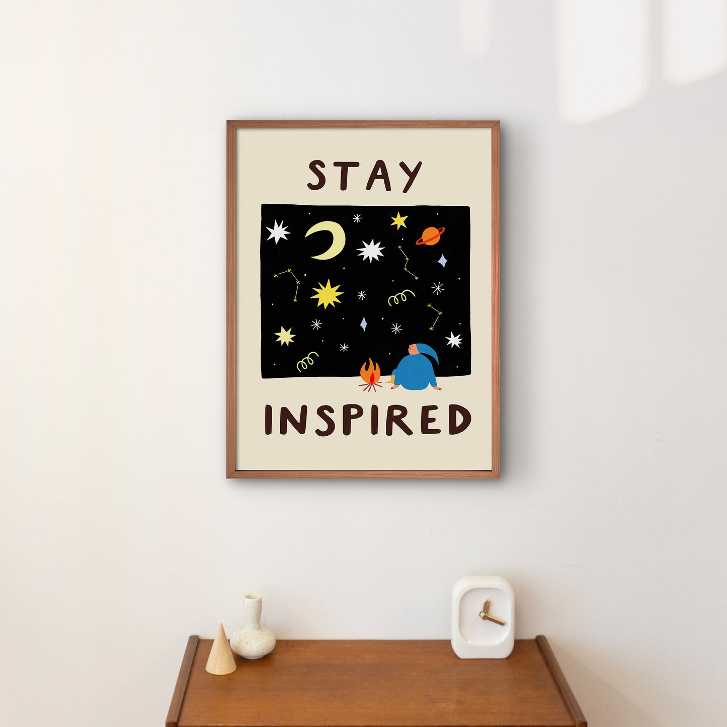 Stay Inspired Art Print image 1