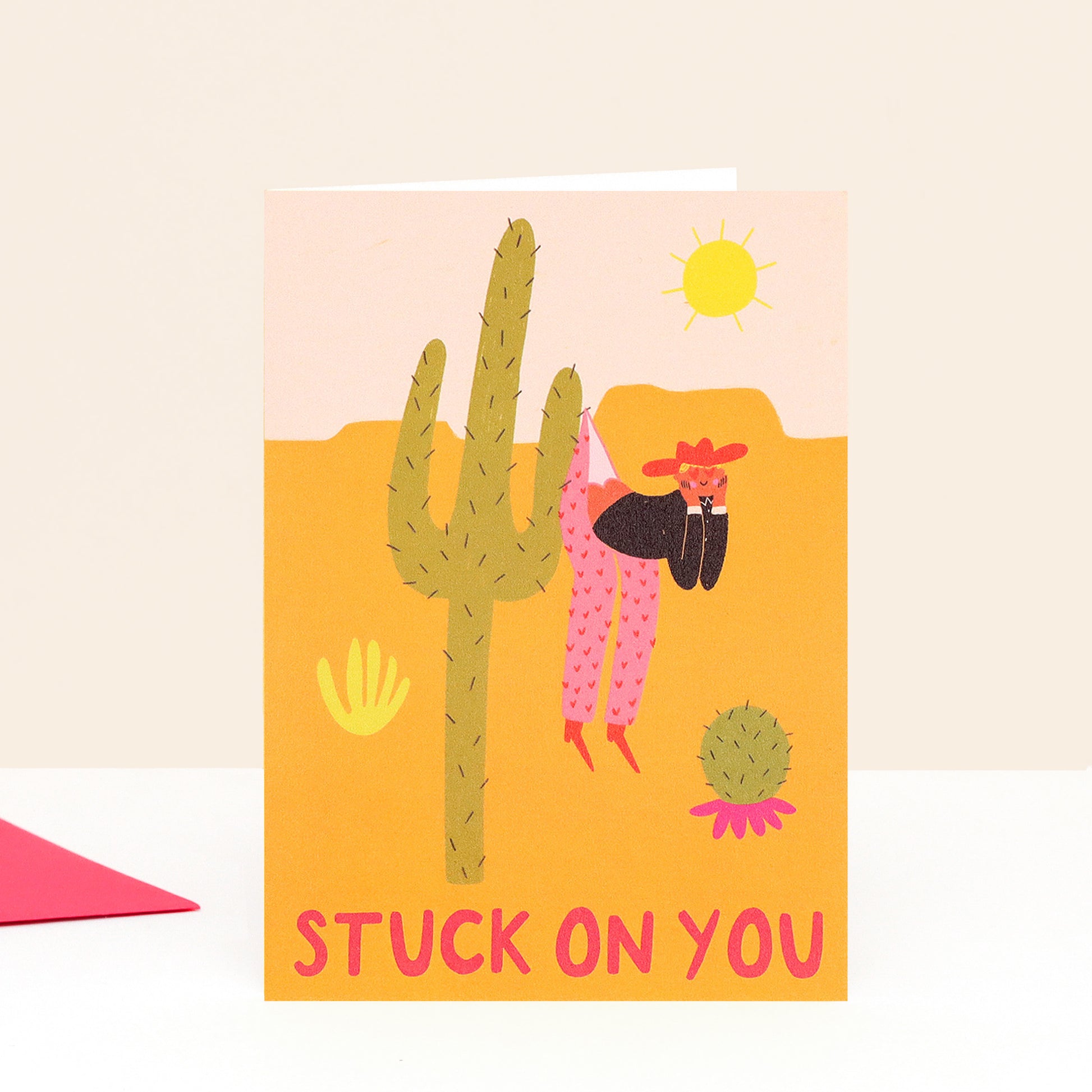 Stuck On You Love Card image 1