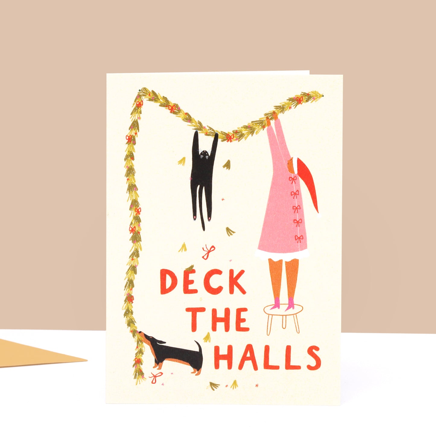 Deck The Halls Christmas Card image 2