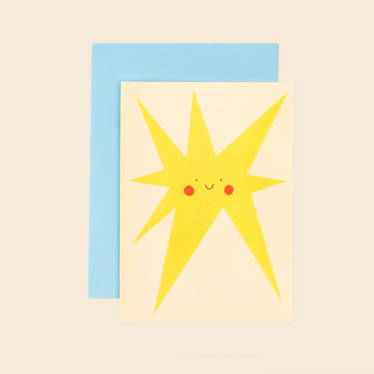 Smiling Star Greeting Card image 0