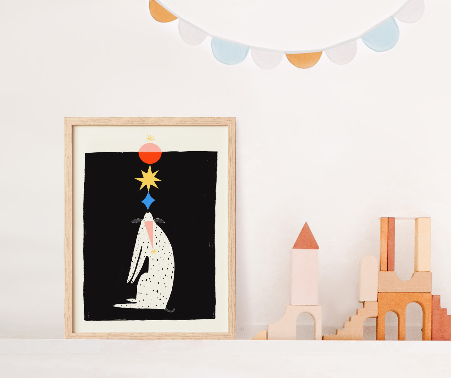 Good Boy Dalmatian Art Print