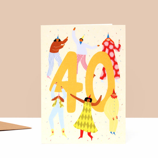 Age 40 Birthday Card image 0