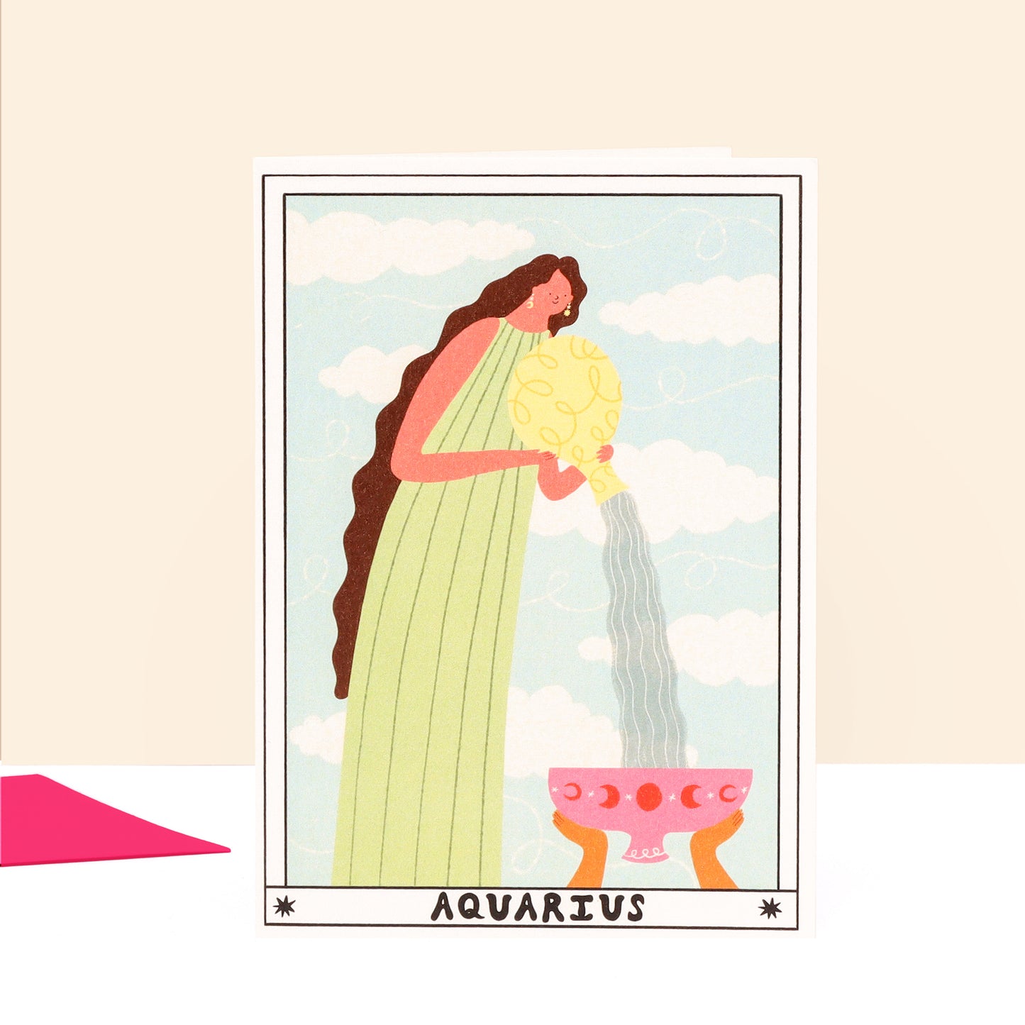 Tarot Aquarius Birthday Card image 0