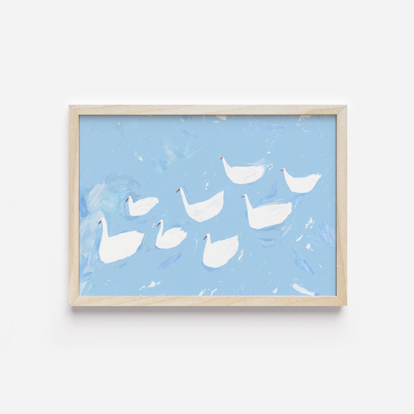 Delicate Swans Art Print image 7