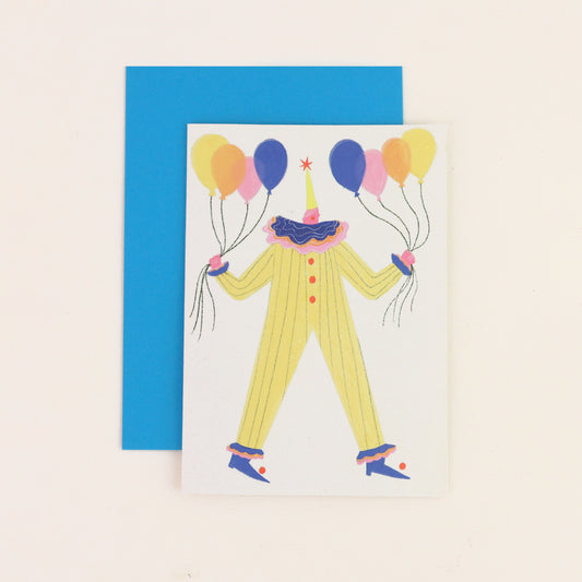 Circus Clown Birthday Card image 0