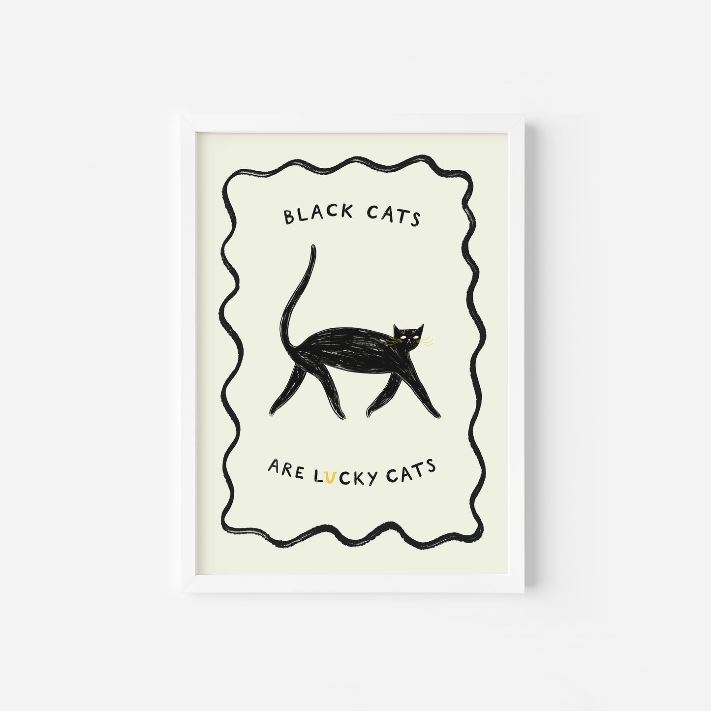 Black Cats Are Lucky Cats Art Print image 11