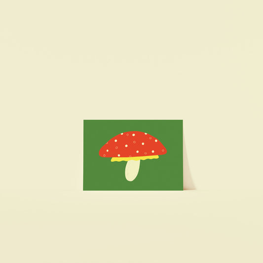 Mushroom Postcard Print image 0