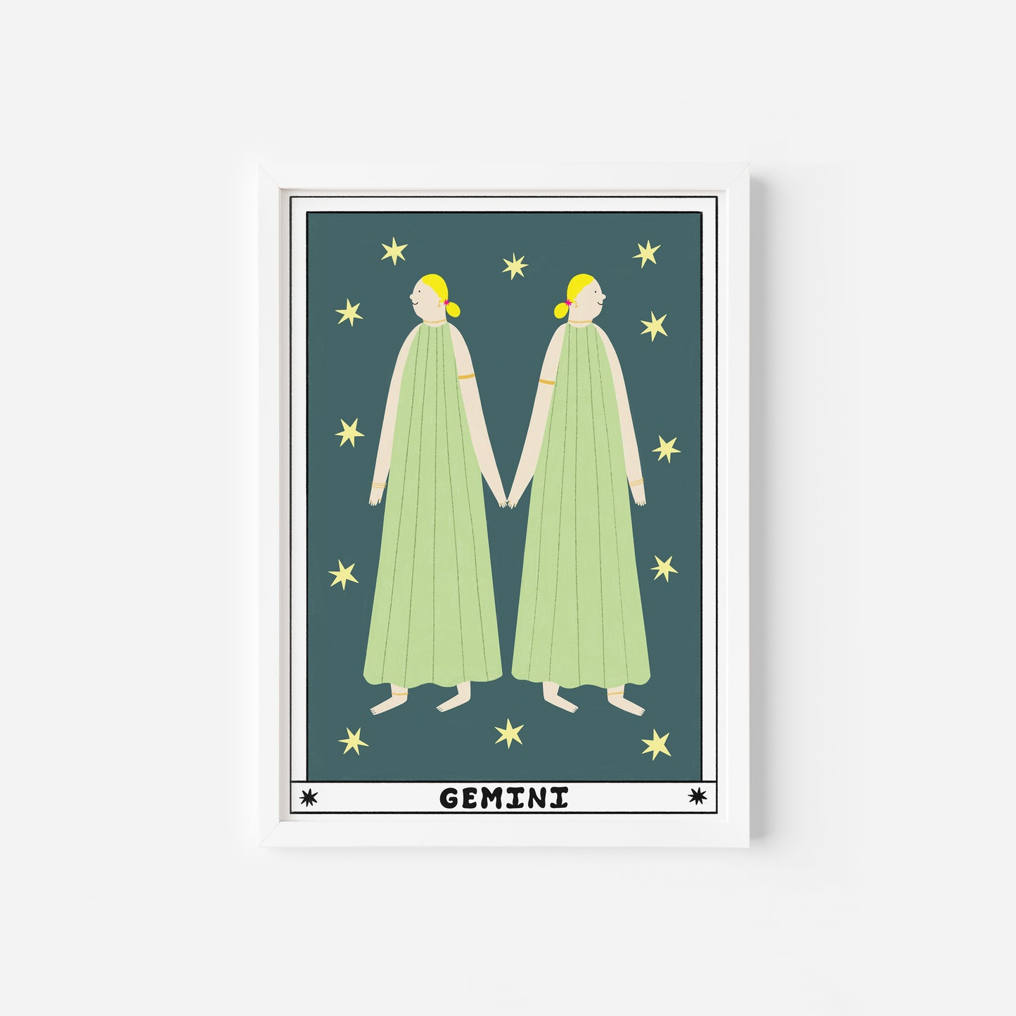 Tarot Gemini Art Print image 1