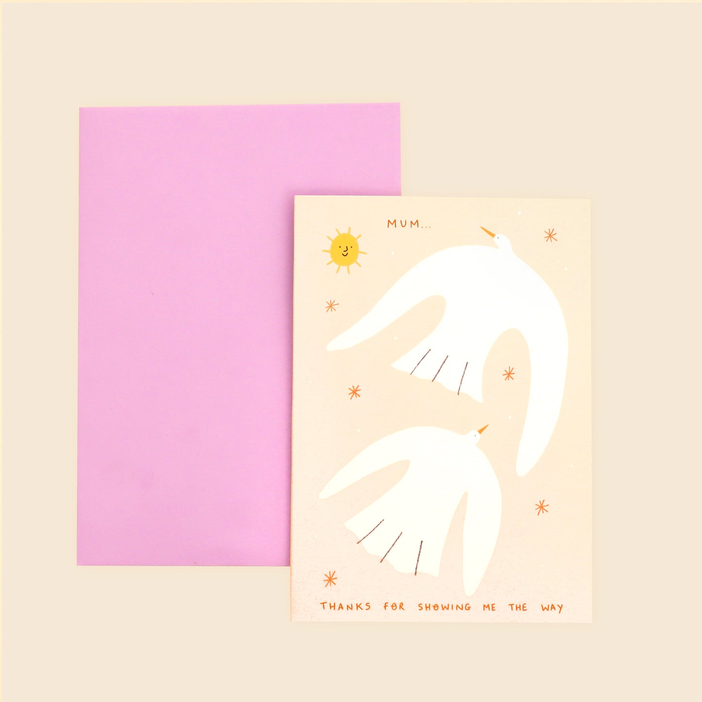 Mum, Thanks For Showing Me The Way Card image 1