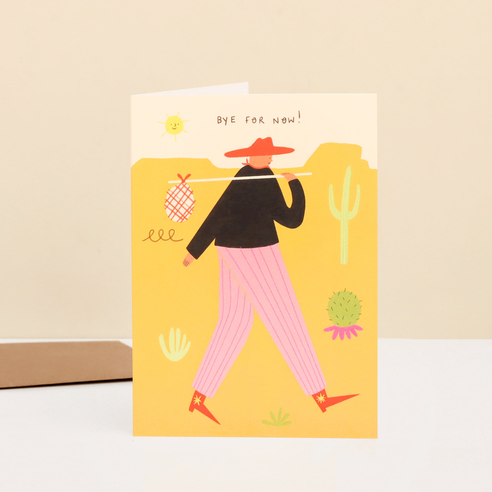 Cowboy Bye For Now Card image 0