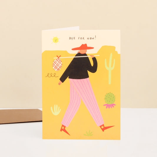 Cowboy Bye For Now Card image 0